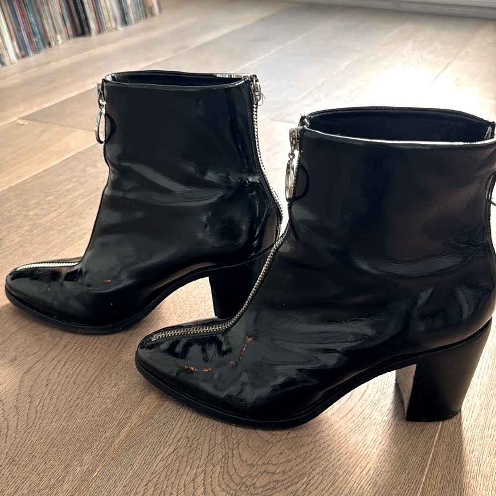 Schutz Ankle boots Shiny Leather, size 7,5